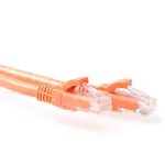 ACT Orange 10 m U/UTP CAT6 lankstusis laidas su RJ45 jungtimis, apsauga nuo užkliuvimo