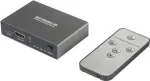 SpeaKa Professional SP-HDS-210 3 prievadų HDMI jungiklis Ultra HD 7680 x 4320 pikselių (SP-10461504)