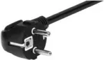 Tecline 35018 maitinimo kabelis, Schuko ki&scaron;tukas į 16 A IEC lizdą, 16 A, 1,0 m, juodas