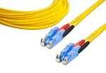 Lightwin auk&scaron;tos kokybės dviejų skaidulų LWL jungiamasis laidas - SM - LSH - LSH (LDP-09 LSH-LSH 3.0)