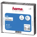 Hama CD Slim Jewel Case 1 disko permatomas