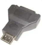 e+p HDMI 5 lyties keitiklis į DVI 24+1 kai&scaron;tį, juodas
