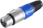 S/CONN maximum connectivity 55022-B XLR lizdas, mėlynas