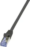 LogiLink PrimeLine Patch-Cable RJ-45 (M) į RJ-45 (M) 20 m SFTP PiMF Cat.7 Halogen-Free, Moulded, Snagless Juoda
