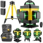 Extralink lazerinis nivelyras kryžminis plok&scaron;tuminis 4D su trikoju