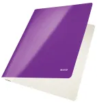 Leitz WOW A4 plok&scaron;čiasis aplankalas i&scaron; kartono, violetinis, 250 lapų