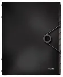 Leitz Divider Book Solid 12 skirtukų, atvartinis aplankas, A4, polipropilenas (PP), juoda, 200 lapų, 80 g/m&sup2;