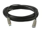 Techly ICOC U3AMF-HY-020 USB laidas, USB 3.2 Gen 1 (3.1 Gen 1), 20 m, USB A, juodas
