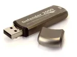 Kanguru Defender 2000 FIPS 140-2 sertifikuota, 32Gb USB atmintukas USB Type-A 2.0 Ruda