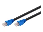 Tinklo kabelis RJ45 lauko Goobay 6 kategorija UTP (U/UTP) tiesus 50m (Juoda)