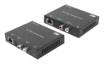 Garso praplėtimo rinkinys ACT AC7710 &ndash; skaitmeninis/analoginis per Cat5e/Cat6 su DAC, TOSLINK I/O, iki 300 m, 5V USB maitinimas