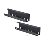 S2MB-DESK-CABLE-TRAY Kabelių tvarkymo dėklas po stalu