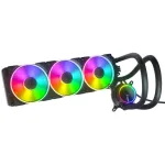 Fractal Design Celsius+ S36 Prisma &ndash; procesoriaus vandens au&scaron;intuvas, 360 mm, 3 ventiliatoriai, 32,7 dB, 20 dB, 800&ndash;2800 RPM