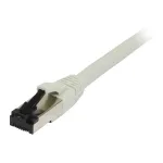 Synergy21 komutacinis kabelis RJ45, CAT8.1 2000MHz, 2m, pilkas, S/FTP, TPE/LSZH SuperFlex, AWG26