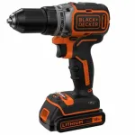 Black & Decker BL186KB-QW 18V belaidis &scaron;epetėlių neturintis smūginis gręžtuvas-suktuvas, 1650 RPM (2x1,5Ah akumuliatoriai, įkroviklis, dėklas)