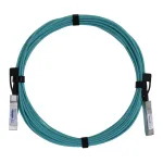 Aktyvus optinis kabelis UBIQUITI UACC-AOC-SFP10-5M SFP+ į SFP+, 10 Gbit/s, 5 m, 850 nm, PVC apvalkalas, akvamarinas