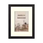 ZEP Malmo Black Photo Frame 20x30/30x40 cm Wood with Passepartout V4534B