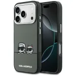 KARL LAGERFELD IML Karl & Choupette Peekaboo Logo MagSafe Case, Apple iPhone 17 Pro, juoda