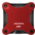 I&scaron;orinis SSD ADATA SD620 1 TB, ne&scaron;iojamas USB 3.2 Gen 2 (Micro-USB B), skaitymas 520 MB/s, ra&scaron;ymas 460 MB/s, atsparus smūgiams, raudonas