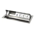 Kindermann CP Standard&sup2; VA 6f. 3xStr, 1xUSB stalo jungčių skydelis