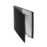 FolderSys Display Book A4 Black su 10 skaidrių ki&scaron;enių
