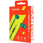Canyon SEP-4 Stereo ausinės su mikrofonu, plok&scaron;čias 1,2 m laidas