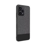 iLike Xiaomi Redmi Note 12 / Poco X5 Plastic Leather Back Cover Gray