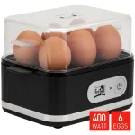 Kiau&scaron;inių virimo aparatas FRITEL Family Egg Cooker 400W juodas/skaidrus