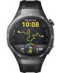 I&scaron;manusis laikrodis HUAWEI WATCH GT5 Pro 46 mm &mdash; 1,43 colio AMOLED, GPS, 524 mAh, titano korpusas, juodas dirželis