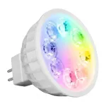 MIBOXER FUT104 LED Retrofit GX5.3 4W RGB+WW Lemputė su RF ir Wi-Fi