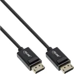 InLine DisplayPort 2.0 kabelis, 8K4K UHBR, juodas, paauksuoti kontaktai, 2 m
