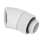 Barrow 45&deg; pasukamas adapteris G1/4 AG į G1/4 IG baltas TWT45-B01