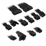 Kolink Core Pro Pra&scaron;ytas kabelių ilginimo rinkinys 12V-2x6 Type 1 - Juodas