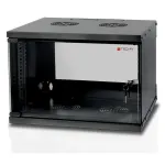 Techly sieninis stovo korpusas 19 inch 6U D320 juodas surinktas I-CASE EL-1006B32