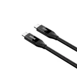 USB-C kabelis Unitek C14100ABK01-2M &mdash; 2 m, 100 W galios perdavimas, 40 Gbps duomenų perdavimas