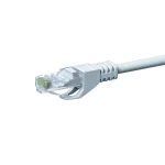 DSIT CAT 5e U/UTP tinklo jungiamasis laidas, 1 m, baltas, CCA, RJ45