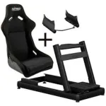 Nitro Concepts E-Racer Core Evo Bundle žaidimų kėdė, juoda/raudona