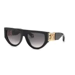 Roberto Cavalli moteri&scaron;ki katės akies formos akiniai nuo saulės SRC063-560700 ruda Havana gradientas 56mm