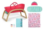 Lovutė lėlei BABY born 3-in-1 Pinplay &ndash; lop&scaron;ys, lovelė, ne&scaron;yklė