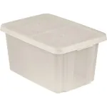 CURVER Essentials 45L permatoma dėžė su dangčiu, 57 x 40 x 30 cm, sukraunama, tinkama maistui