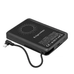 KRUGER & MATZ KM0916 ne&scaron;iojamas įkroviklis (power bank) 10000 mAh su Quick Charge 3.0 ir Power Delivery 3.0, juodas