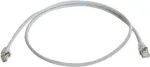 Teleg&auml;rtner 100008945 RJ45 tinklo kabelis, CAT 5e F/UTP, 7,5 m, pilkas, atsparus liepsnai, su apsauginiu lankstymo antgaliu