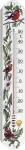 TFA Dostmann Analoginis vidaus/lauko termometras baltas, gėlės motyvas (12.3040.20)