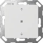 Gira KNX mygtuko svirtelė, 1 vietos, grynai balta 517227