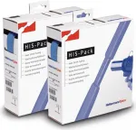 HellermannTyton HIS-PACK-9,5/4,7-BU termi&scaron;kai susitraukiantis vamzdelis, mėlynas, 9,5 mm i&scaron;plėstas skersmuo, 4,7 mm susitraukęs, 5 m ilgio, 2:1 santykis, dozavimo dėžutė