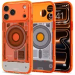 Spigen Ultra Hybrid MagSafe dėklas iPhone 17 Pro / 18 Pro - C1 Tangerine