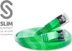 Wirewin Cat6 U/FTP plonas Ethernet tinklo kabelis 0,75m žalias PKW-STP-SLIM-KAT6 0.75 GN