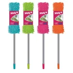 YORK SALSA grindų &scaron;luota - 35 cm guminėmis &scaron;ereliais su squeegee galvute kietoms grindims