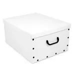 ORDINETT kartoninė dėžė 49x39x25cm Big Box vientisos spalvos asorti balta/juoda/tamsiai mėlyna/&scaron;viesiai pilka