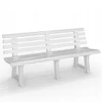 BICA Olimpia sodo suolas 150x53x77cm baltas